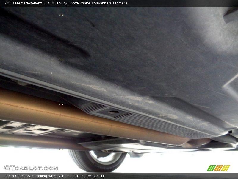 Arctic White / Savanna/Cashmere 2008 Mercedes-Benz C 300 Luxury