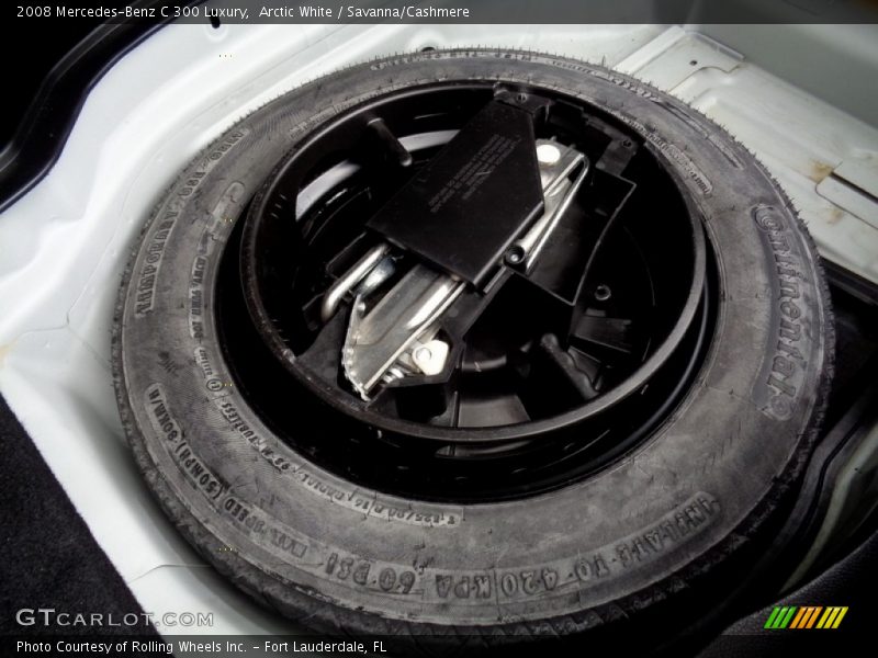 Arctic White / Savanna/Cashmere 2008 Mercedes-Benz C 300 Luxury