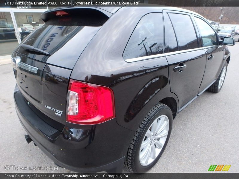 Kodiak Brown Metallic / Sienna/Charcoal Black 2013 Ford Edge Limited AWD