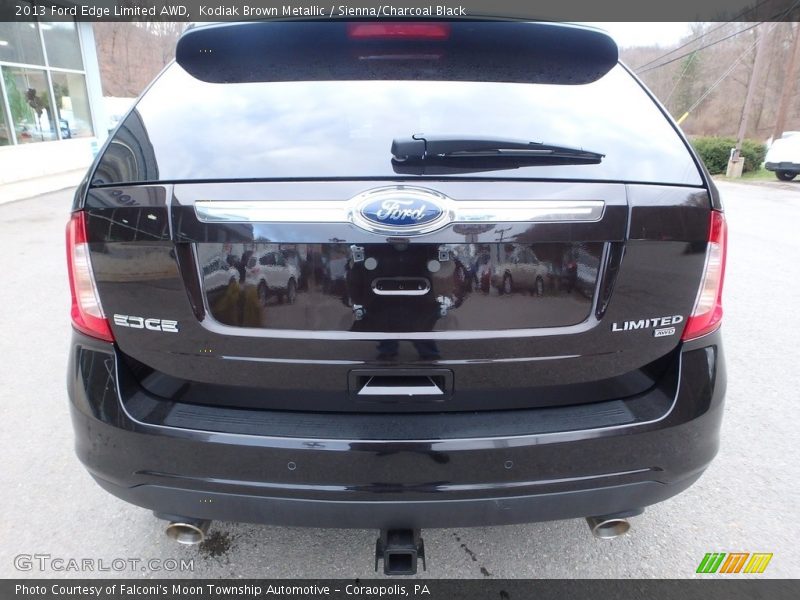 Kodiak Brown Metallic / Sienna/Charcoal Black 2013 Ford Edge Limited AWD