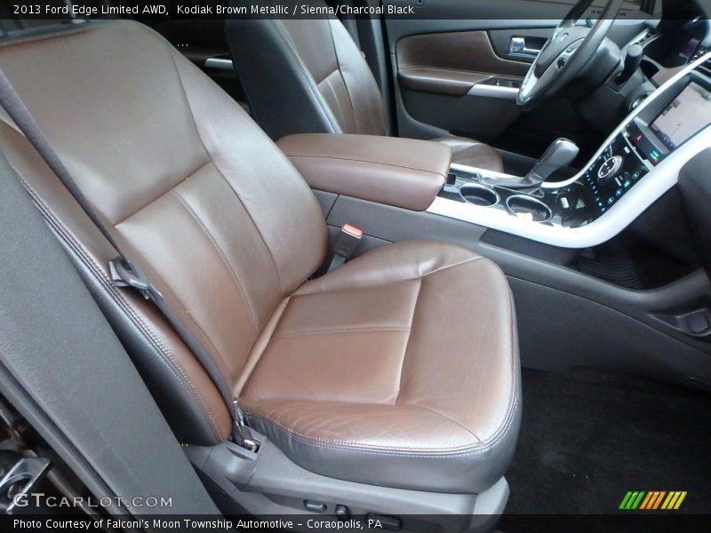 Kodiak Brown Metallic / Sienna/Charcoal Black 2013 Ford Edge Limited AWD