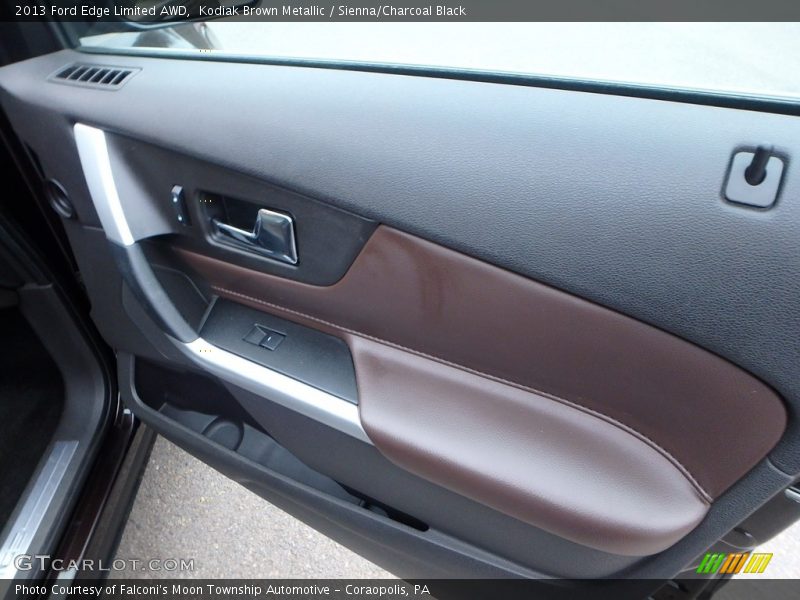 Kodiak Brown Metallic / Sienna/Charcoal Black 2013 Ford Edge Limited AWD