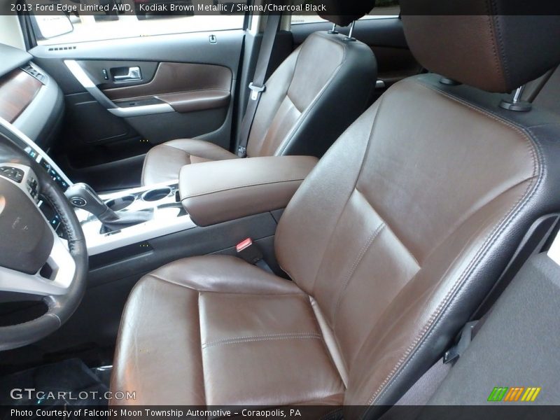 Kodiak Brown Metallic / Sienna/Charcoal Black 2013 Ford Edge Limited AWD