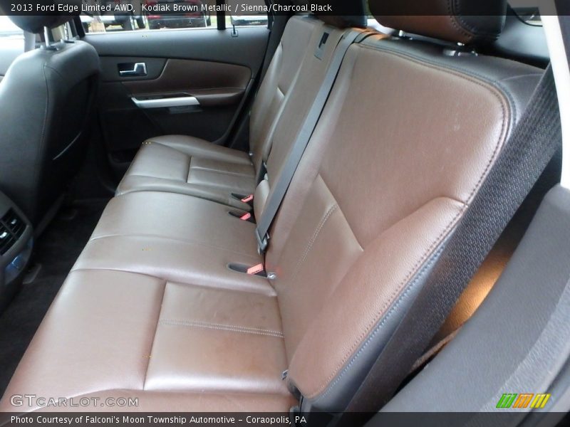 Kodiak Brown Metallic / Sienna/Charcoal Black 2013 Ford Edge Limited AWD