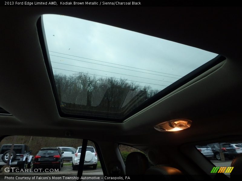 Kodiak Brown Metallic / Sienna/Charcoal Black 2013 Ford Edge Limited AWD