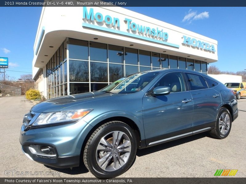 Mountain Air Metallic / Ivory 2013 Honda Crosstour EX-L V-6 4WD