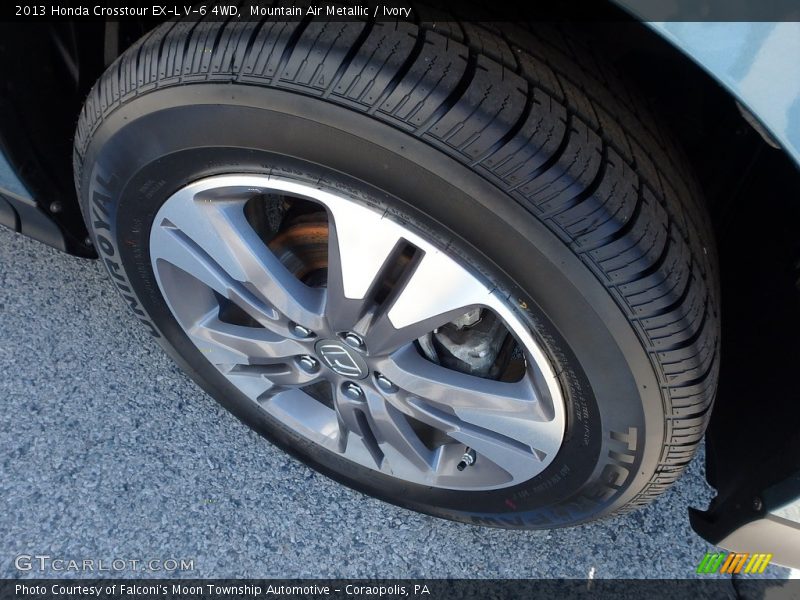 Mountain Air Metallic / Ivory 2013 Honda Crosstour EX-L V-6 4WD