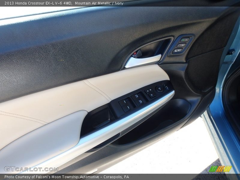 Mountain Air Metallic / Ivory 2013 Honda Crosstour EX-L V-6 4WD