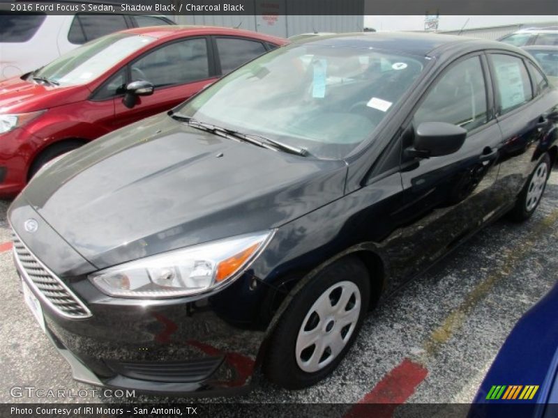 Shadow Black / Charcoal Black 2016 Ford Focus S Sedan