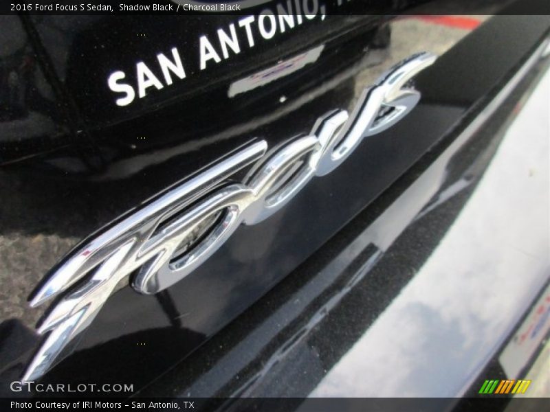 Shadow Black / Charcoal Black 2016 Ford Focus S Sedan