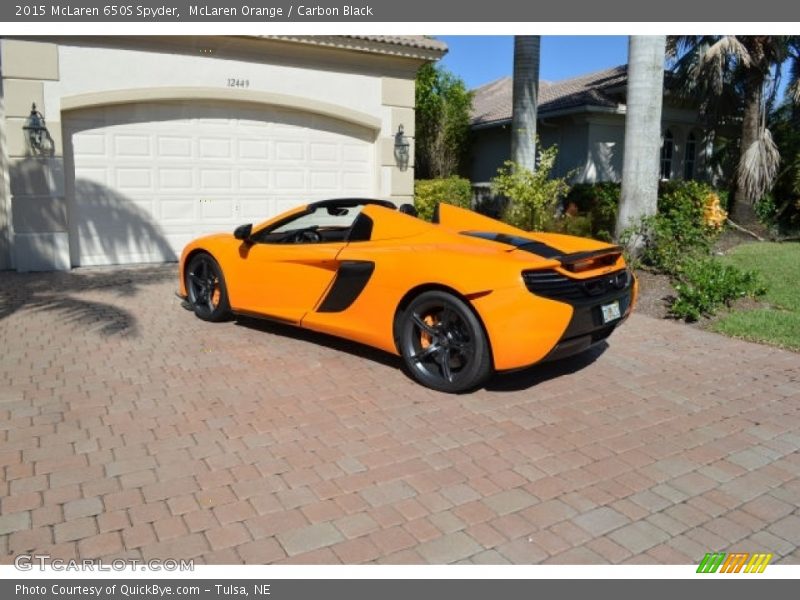 McLaren Orange / Carbon Black 2015 McLaren 650S Spyder