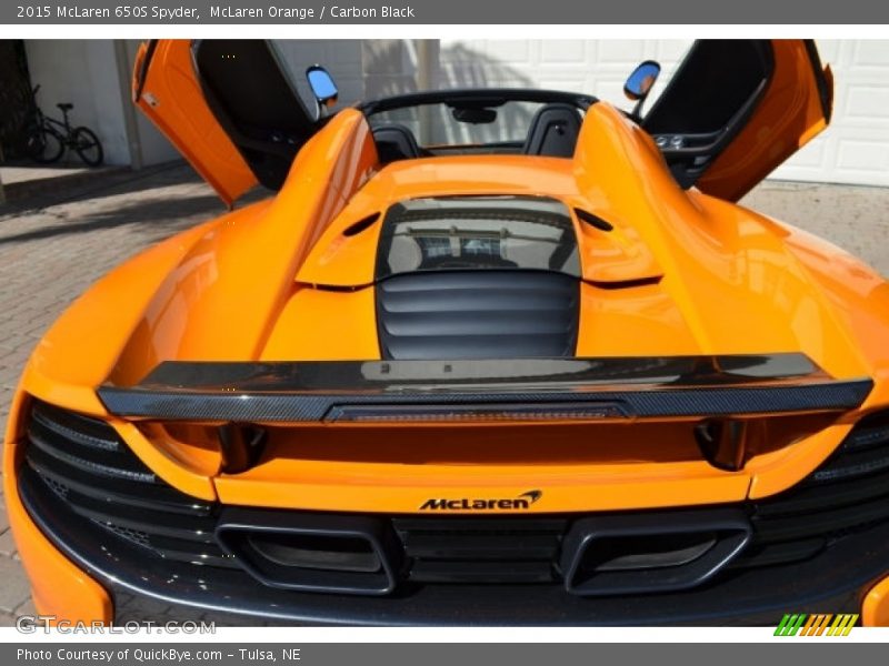 McLaren Orange / Carbon Black 2015 McLaren 650S Spyder