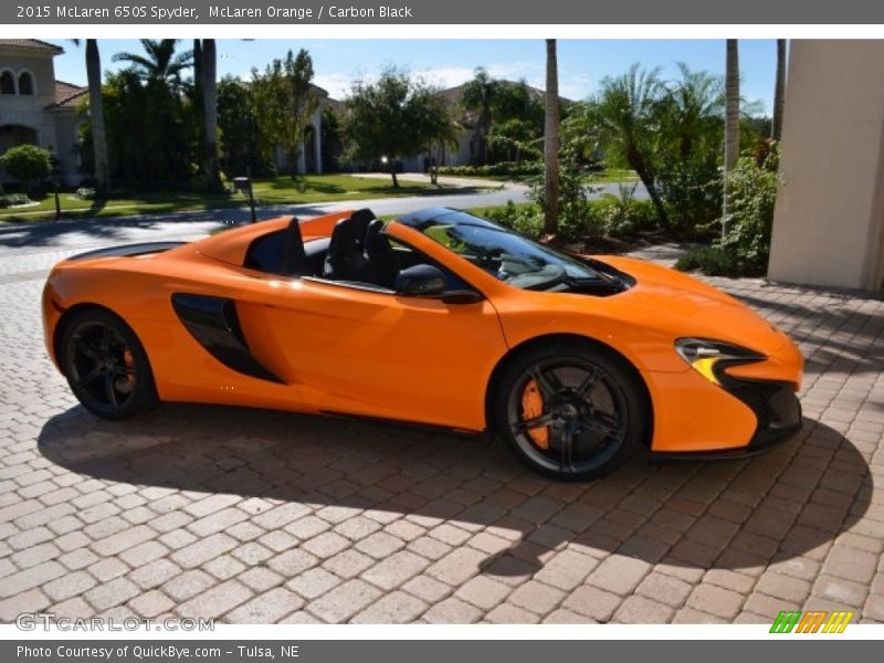  2015 650S Spyder McLaren Orange