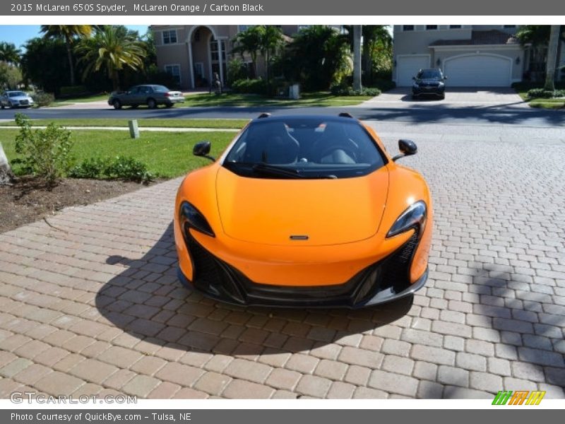 McLaren Orange / Carbon Black 2015 McLaren 650S Spyder