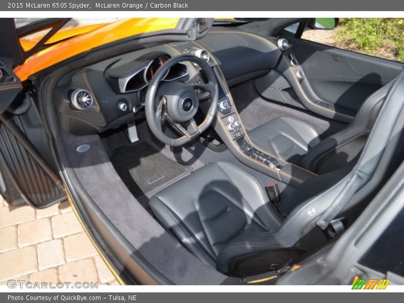 Carbon Black Interior - 2015 650S Spyder 
