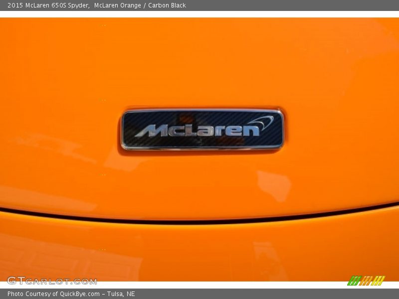 McLaren Orange / Carbon Black 2015 McLaren 650S Spyder