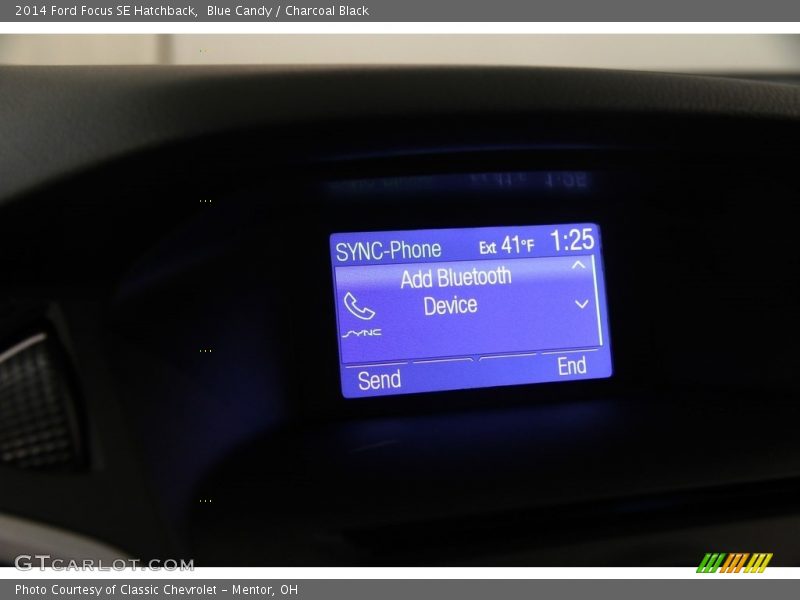 Blue Candy / Charcoal Black 2014 Ford Focus SE Hatchback