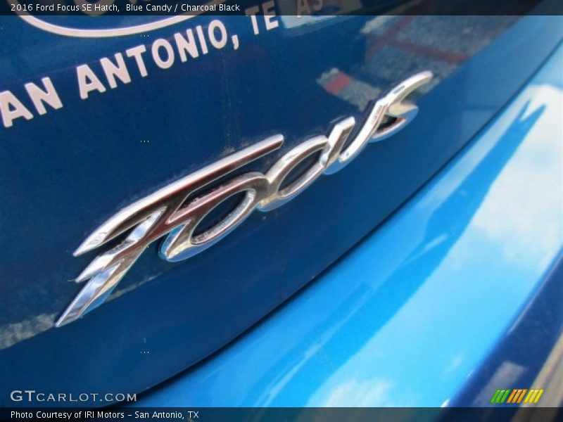 Blue Candy / Charcoal Black 2016 Ford Focus SE Hatch