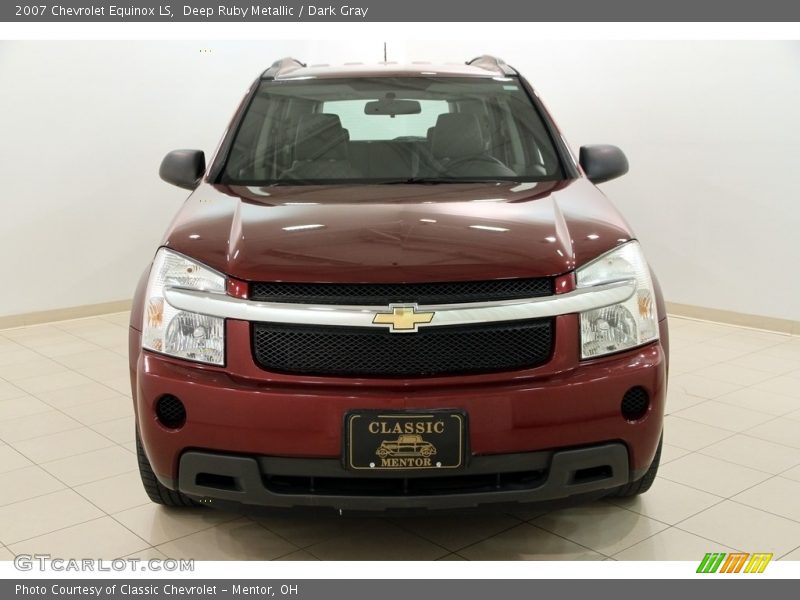Deep Ruby Metallic / Dark Gray 2007 Chevrolet Equinox LS