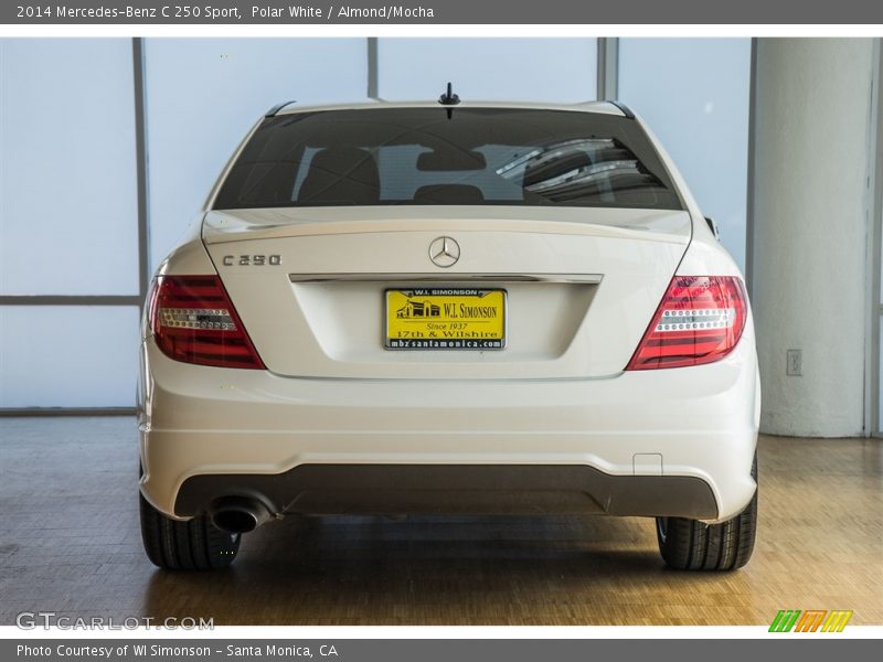 Polar White / Almond/Mocha 2014 Mercedes-Benz C 250 Sport