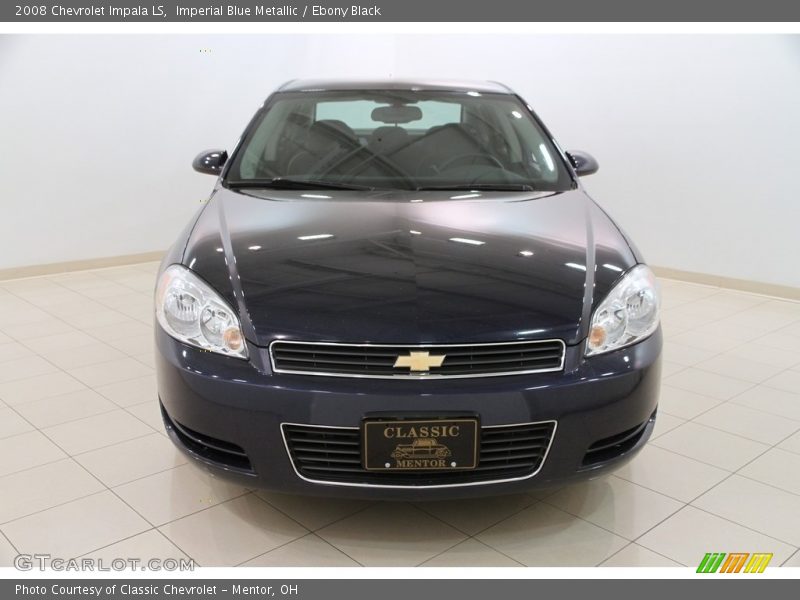 Imperial Blue Metallic / Ebony Black 2008 Chevrolet Impala LS