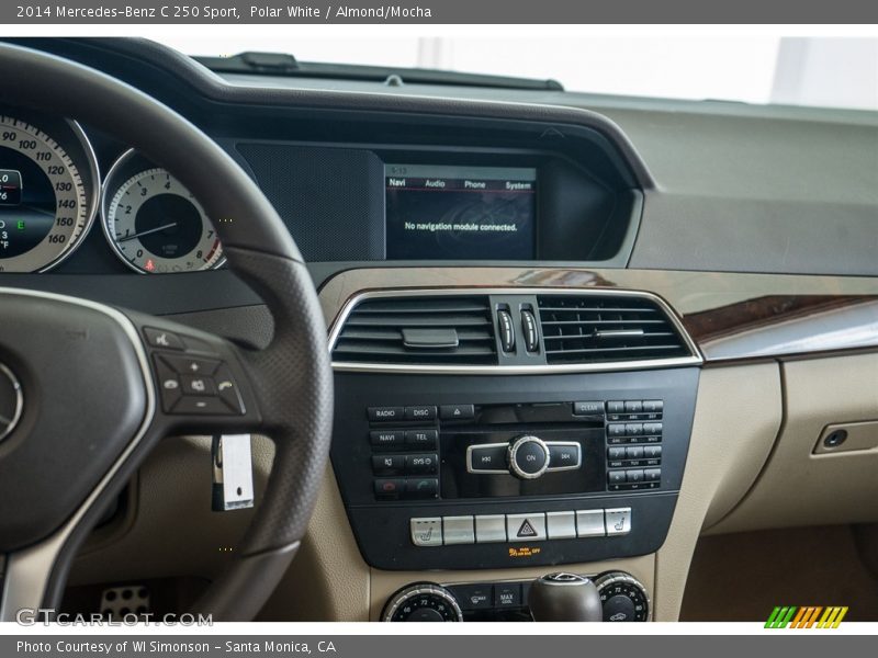 Polar White / Almond/Mocha 2014 Mercedes-Benz C 250 Sport