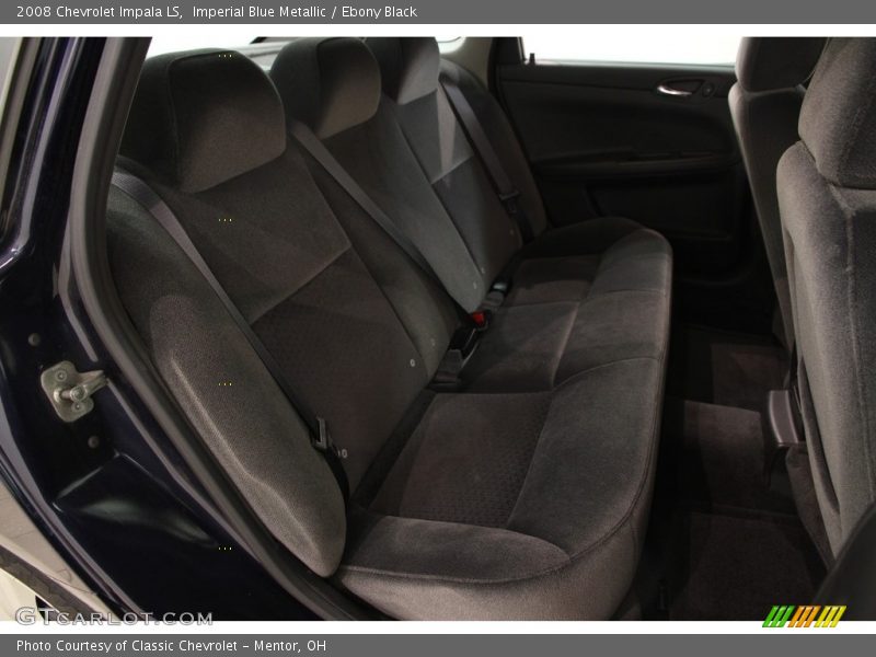 Imperial Blue Metallic / Ebony Black 2008 Chevrolet Impala LS