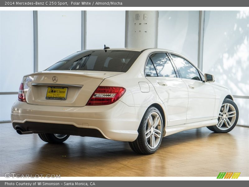 Polar White / Almond/Mocha 2014 Mercedes-Benz C 250 Sport