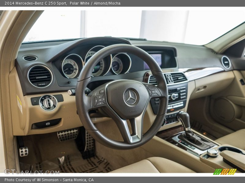 Polar White / Almond/Mocha 2014 Mercedes-Benz C 250 Sport