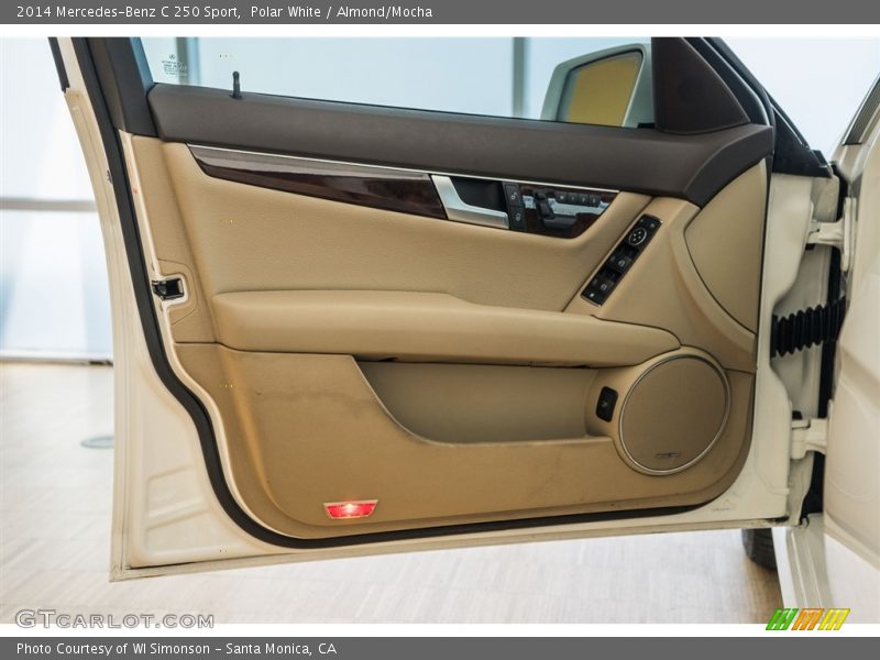 Polar White / Almond/Mocha 2014 Mercedes-Benz C 250 Sport