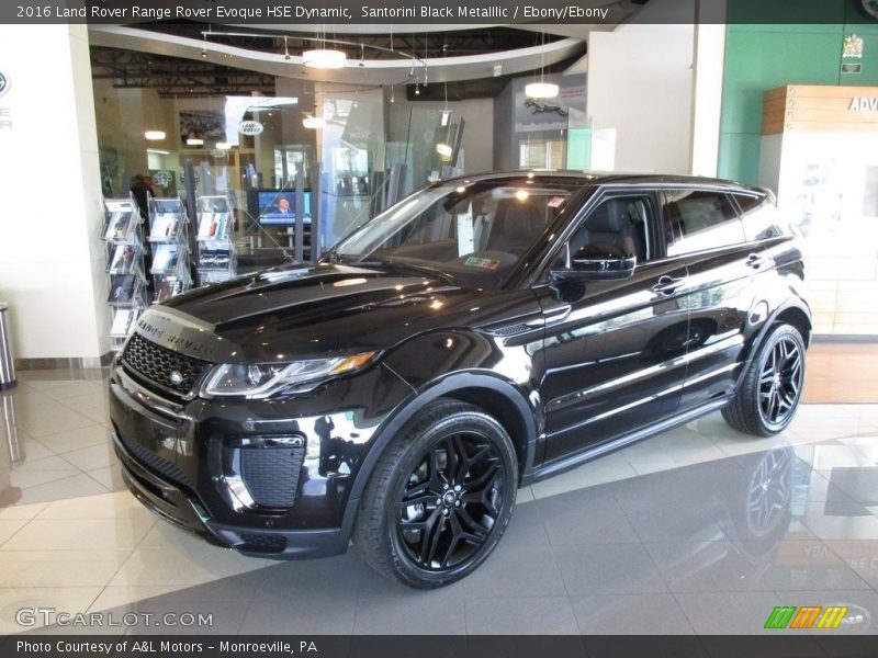 Santorini Black Metalllic / Ebony/Ebony 2016 Land Rover Range Rover Evoque HSE Dynamic
