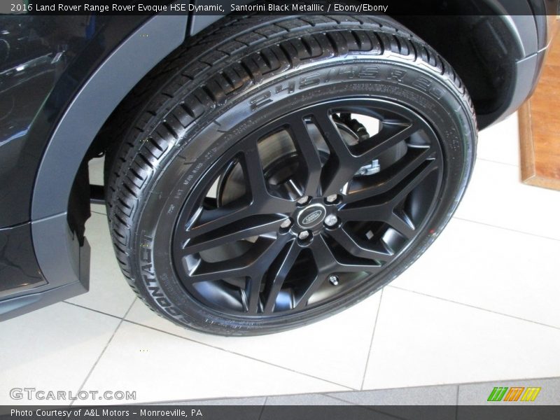 Santorini Black Metalllic / Ebony/Ebony 2016 Land Rover Range Rover Evoque HSE Dynamic