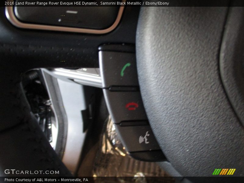 Santorini Black Metalllic / Ebony/Ebony 2016 Land Rover Range Rover Evoque HSE Dynamic