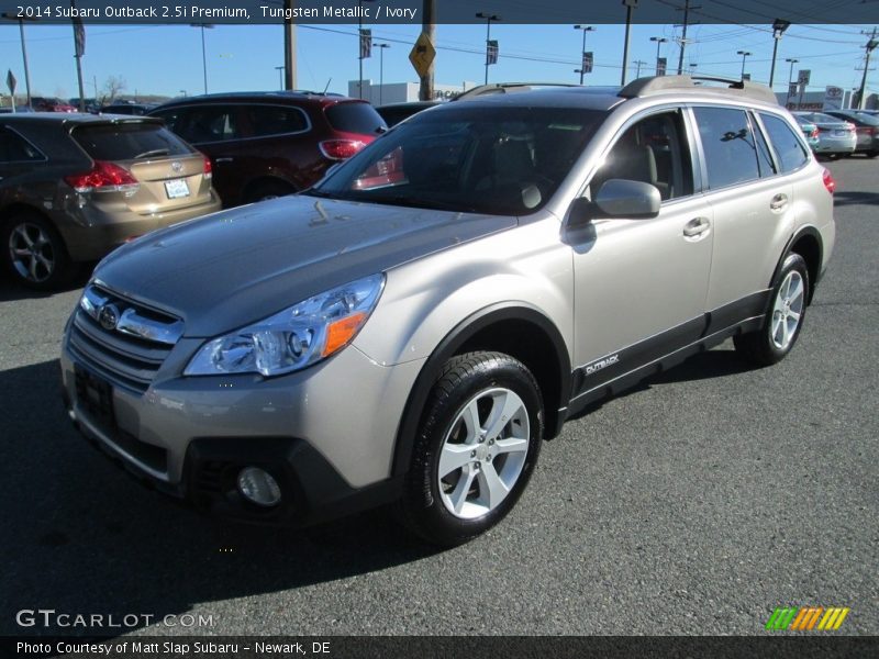 Tungsten Metallic / Ivory 2014 Subaru Outback 2.5i Premium