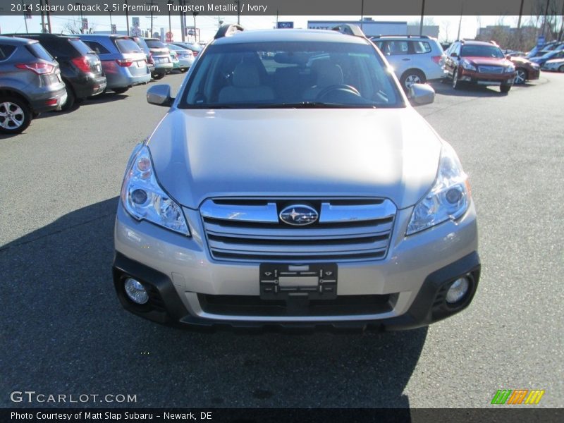 Tungsten Metallic / Ivory 2014 Subaru Outback 2.5i Premium