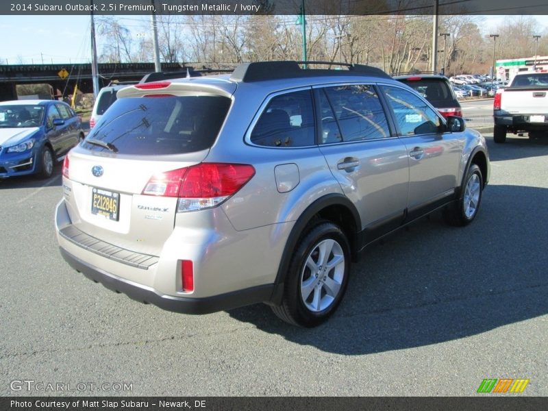 Tungsten Metallic / Ivory 2014 Subaru Outback 2.5i Premium