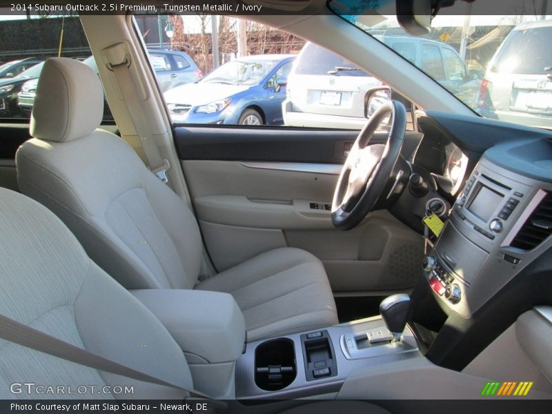 Tungsten Metallic / Ivory 2014 Subaru Outback 2.5i Premium
