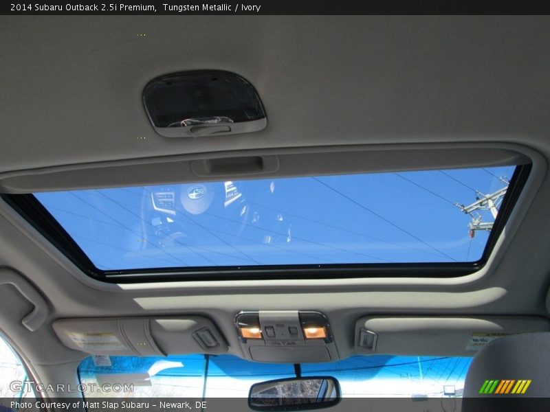 Tungsten Metallic / Ivory 2014 Subaru Outback 2.5i Premium
