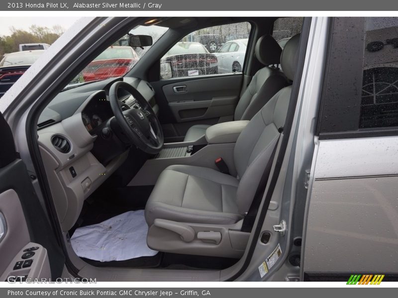 Alabaster Silver Metallic / Gray 2013 Honda Pilot LX