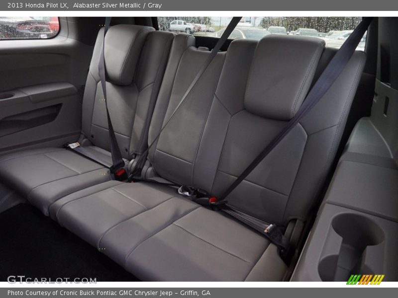 Alabaster Silver Metallic / Gray 2013 Honda Pilot LX