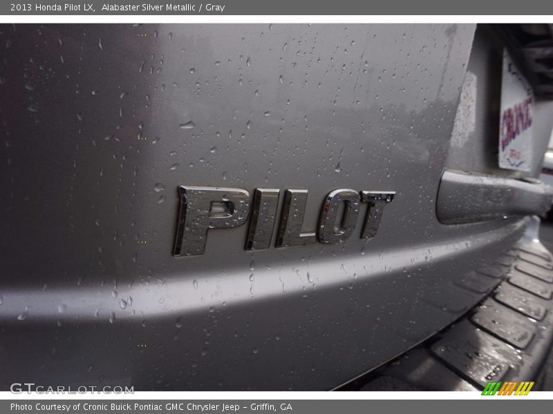 Alabaster Silver Metallic / Gray 2013 Honda Pilot LX