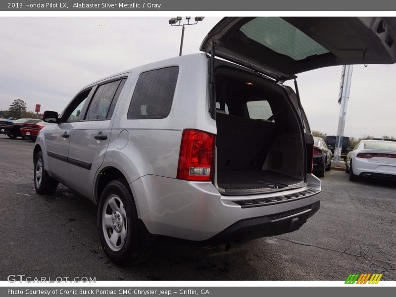 Alabaster Silver Metallic / Gray 2013 Honda Pilot LX