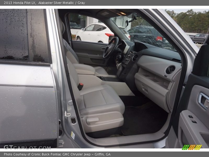 Alabaster Silver Metallic / Gray 2013 Honda Pilot LX