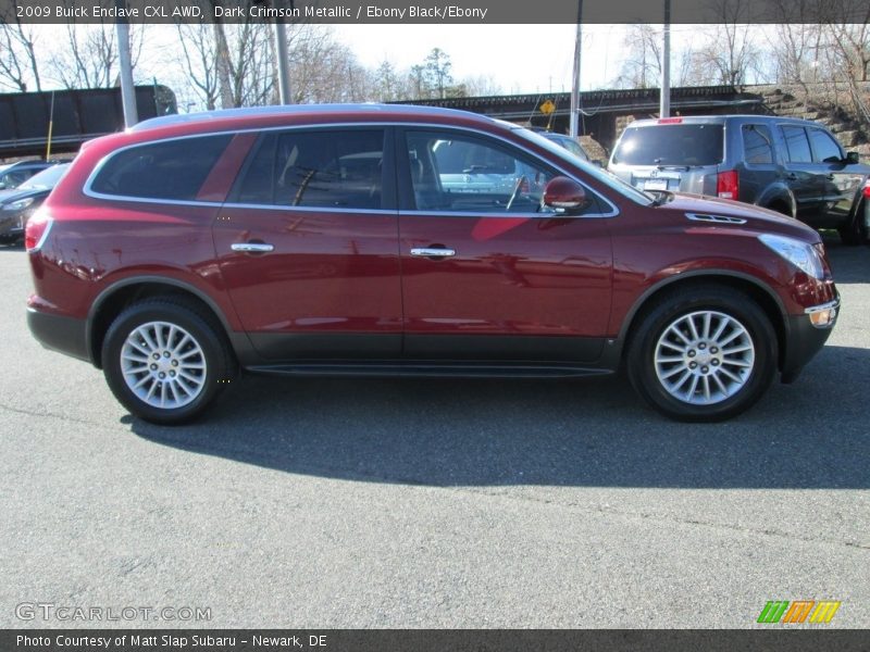 Dark Crimson Metallic / Ebony Black/Ebony 2009 Buick Enclave CXL AWD