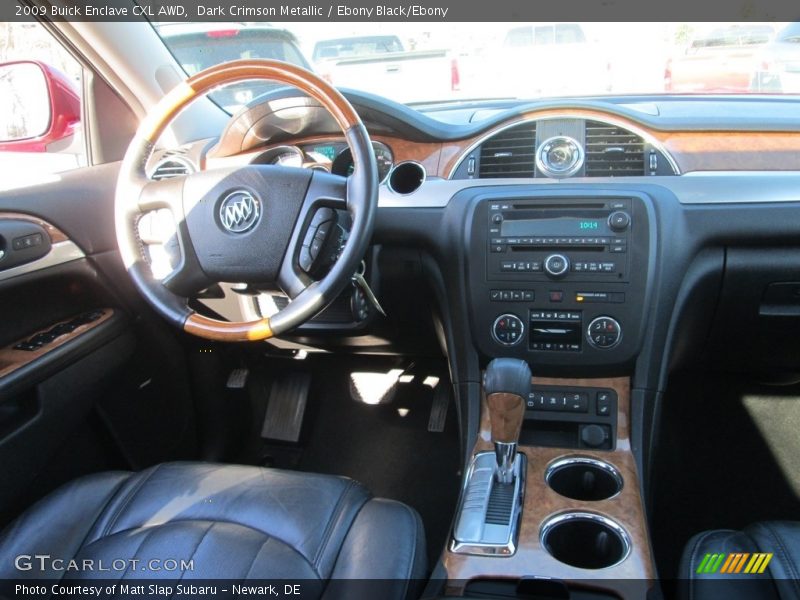 Dark Crimson Metallic / Ebony Black/Ebony 2009 Buick Enclave CXL AWD