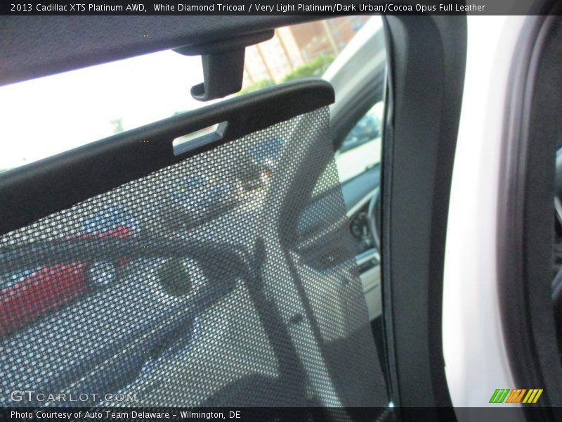 White Diamond Tricoat / Very Light Platinum/Dark Urban/Cocoa Opus Full Leather 2013 Cadillac XTS Platinum AWD