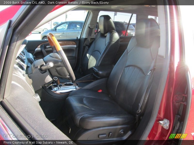 Dark Crimson Metallic / Ebony Black/Ebony 2009 Buick Enclave CXL AWD