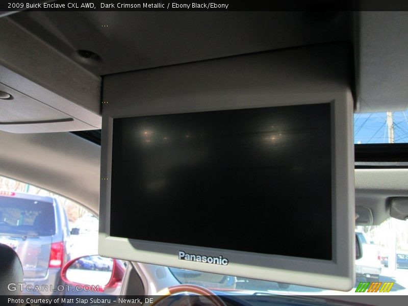 Dark Crimson Metallic / Ebony Black/Ebony 2009 Buick Enclave CXL AWD