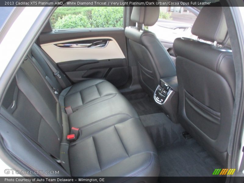 White Diamond Tricoat / Very Light Platinum/Dark Urban/Cocoa Opus Full Leather 2013 Cadillac XTS Platinum AWD