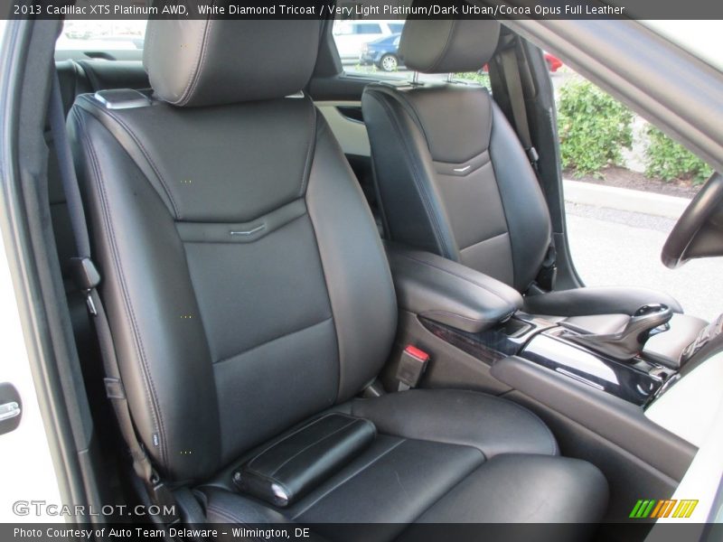 White Diamond Tricoat / Very Light Platinum/Dark Urban/Cocoa Opus Full Leather 2013 Cadillac XTS Platinum AWD